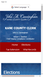 Mobile Screenshot of kanecountyclerk.org